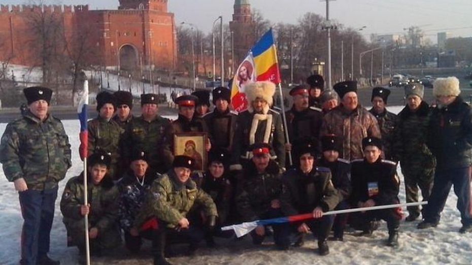 Верхнемамонские казаки приняли участие в акции «Антимайдан»