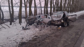 Два человека попали в больницу после жесткого встречного ДТП в Воронежской области