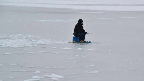 Воронежские спасатели опубликовали фото рискующих жизнью рыбаков на тонком льду