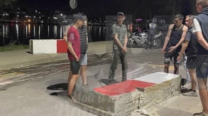 Полиция нашла воронежца, убравшего заграждение на дамбе Чернавского моста