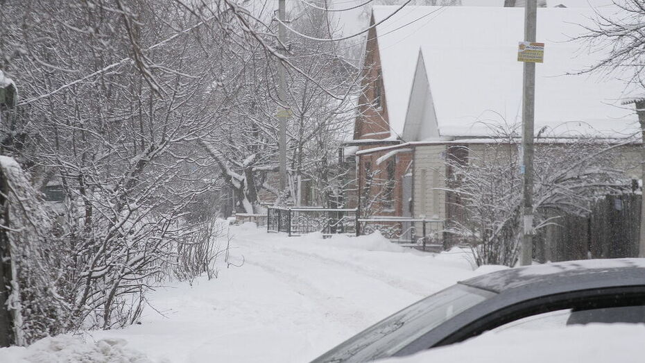 Мэрия рассказала об уборке снега в Воронеже после метели 3 января 