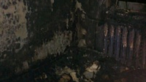 В Борисоглебске на пожаре пострадала пенсионерка