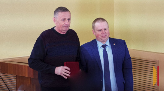 Главе Скорорыбского сельпоселения Подгоренского района вручили почетный знак