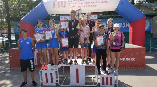 Верхнехавские школьники завоевали «бронзу» на областном фестивале ГТО