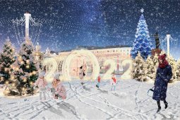В Новый год площадь Ленина в Воронеже будет работать до 3 часов утра