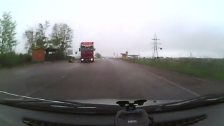 Гибель пешехода в ДТП с фурой под Воронежем попала на видео