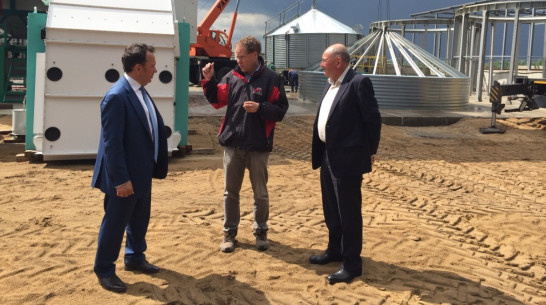 Председатель Центрально-Черноземного банка Владимир Салмин посетил холдинг «ЭкоНива»