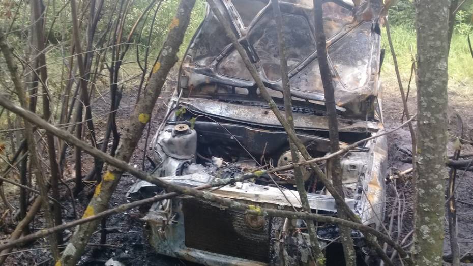 В Воронежской области ВАЗ вылетел в кювет и загорелся: водитель погиб 