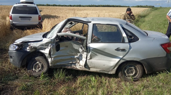 В Воронежской области 83-летний водитель «Лады Гранты» не уступил дорогу и погиб в ДТП