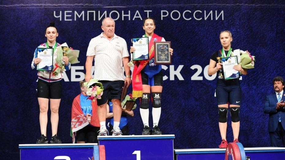 Воронежская тяжелоатлетка стала вице-чемпионкой России