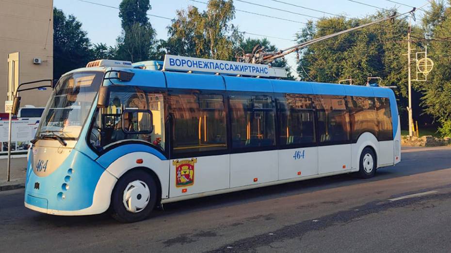 В Воронеже белгородские троллейбусы остановились из-за обрыва контактной сети