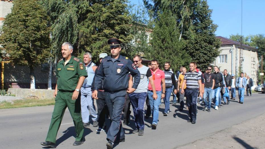Таловчане отправились на военные сборы в Богучарский район