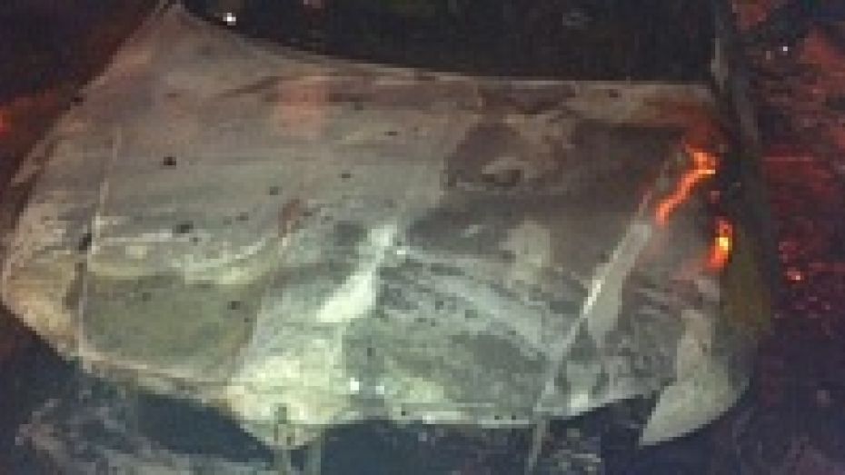 В Воронеже ночью подожгли два автомобиля