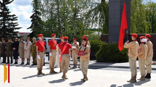 Каменским юнармейцам передали «Эстафету Памяти»