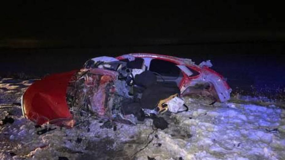 В Воронежской области Ford Focus попал под грузовик: водитель погиб на месте