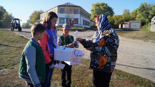 В Нижнедевицком районе в ходе акции «Белый цветок» собрали более 187 тысяч рублей