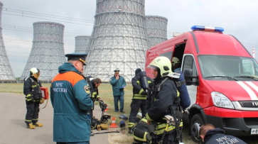 Более 100 пожарных задействовали в учениях на Нововоронежской АЭС