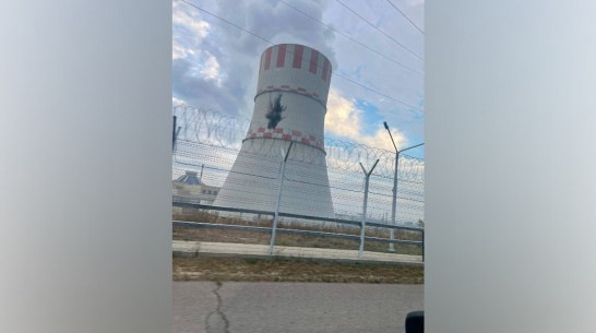 Появились фото последствий атаки БПЛА на Нововоронежскую АЭС в ночь на 7 октября
