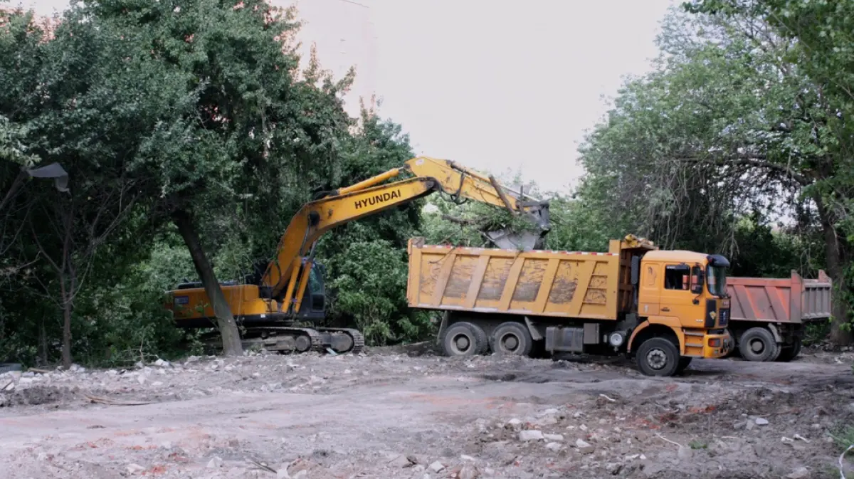 В Воронеже снесли дореволюционное здание бывшей школы на улице  Краснознаменная