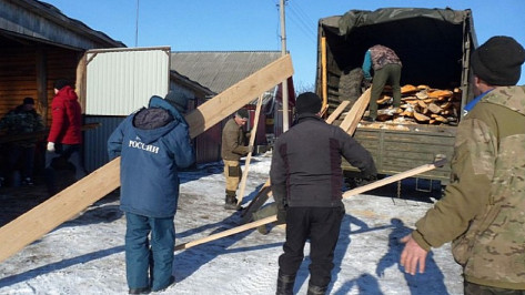 Воробьевцы отправили 4 КамАЗа с гуманитарной помощью участникам СВО