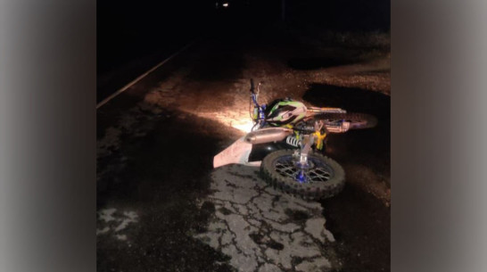 Под Воронежем пострадал 14-летний мотоциклист