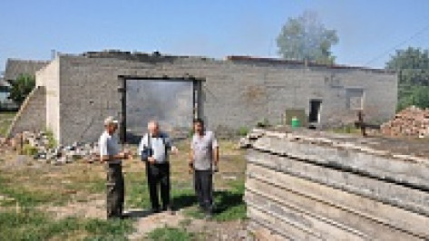 В Большом Самовце Эртильского района началась реконструкция котельной под пожарное депо