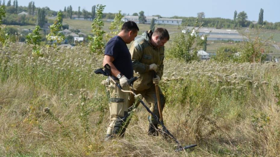 В Россошанском районе нашли 50 снарядов времен ВОВ