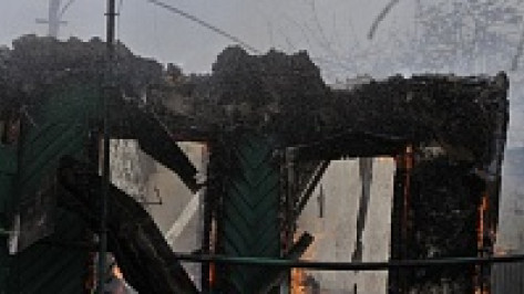 В Павловском районе на пожаре погиб пенсионер