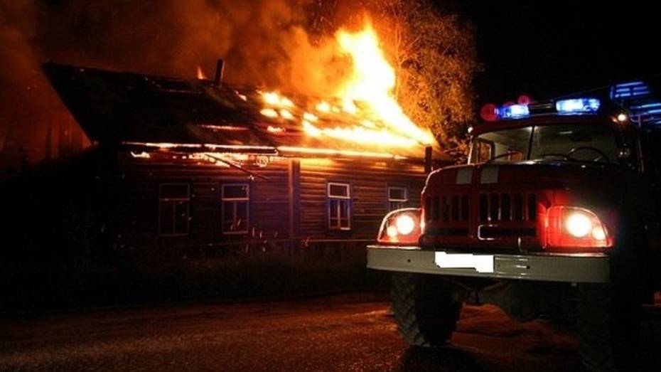 В нижнедевицком селе при пожаре погиб мужчина 