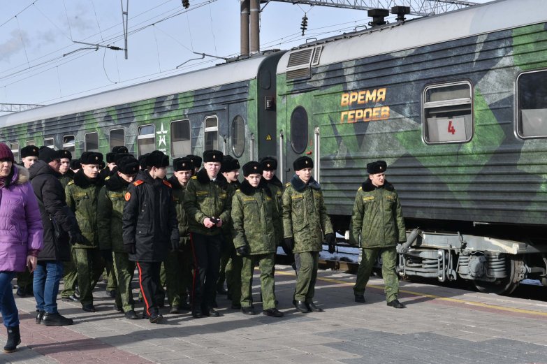 Тематический поезд Минобороны РФ «Сила в правде» сделал остановку в Воронеже