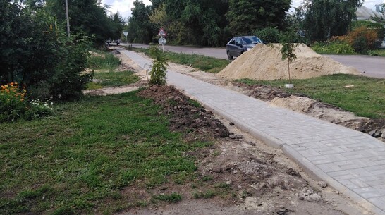 В каширском селе Боево проложат тротуар на улице Ленина