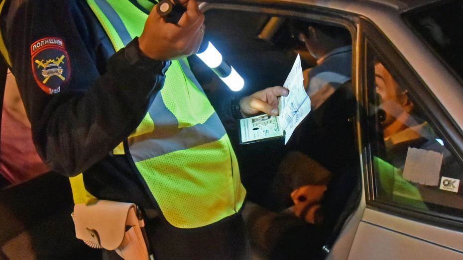 Воронежские полицейские устроят массовые проверки водителей в ночь на 30 августа