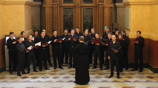 Воронежский митрополичий хор дал сольный концерт в Кремле