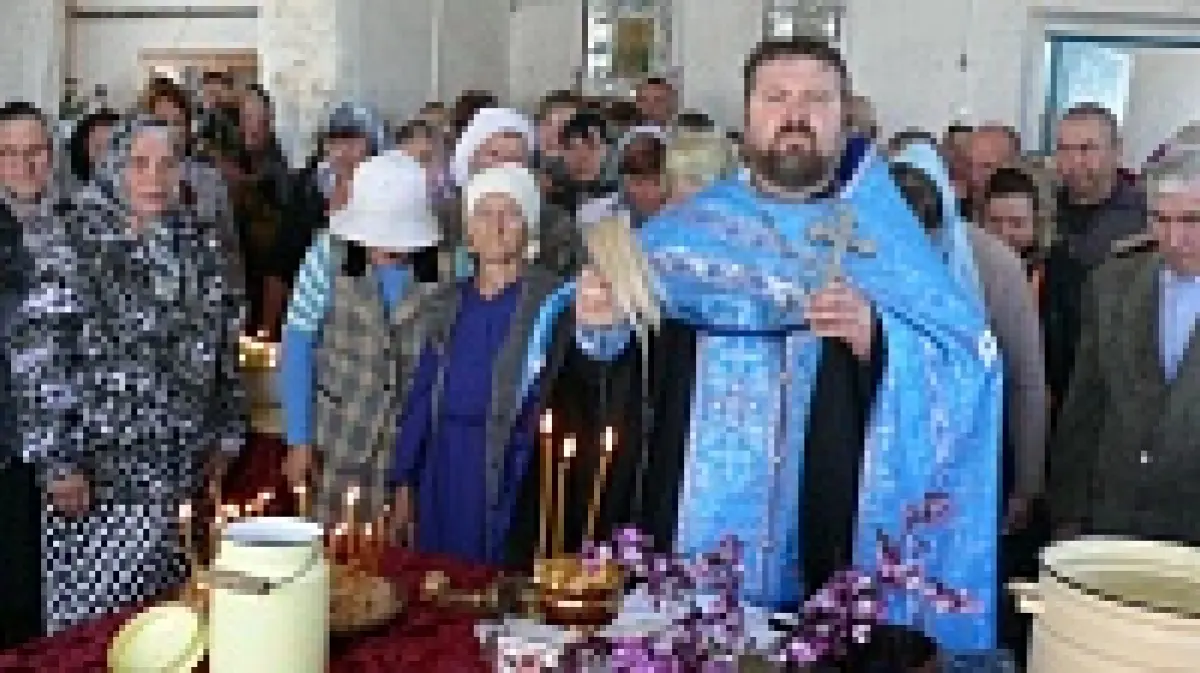 В Нижнем Карачане Грибановского района на месте разрушенного храма открыли  молельный дом