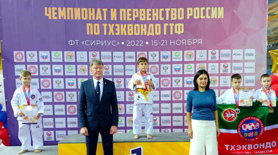 Шестилетний бутурлиновец Даниил Калонов победил на всероссийских соревнованиях по тхэквондо