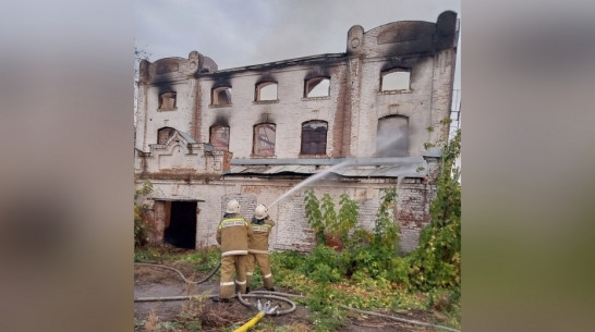 Трехэтажная мельница сгорела в воронежском селе