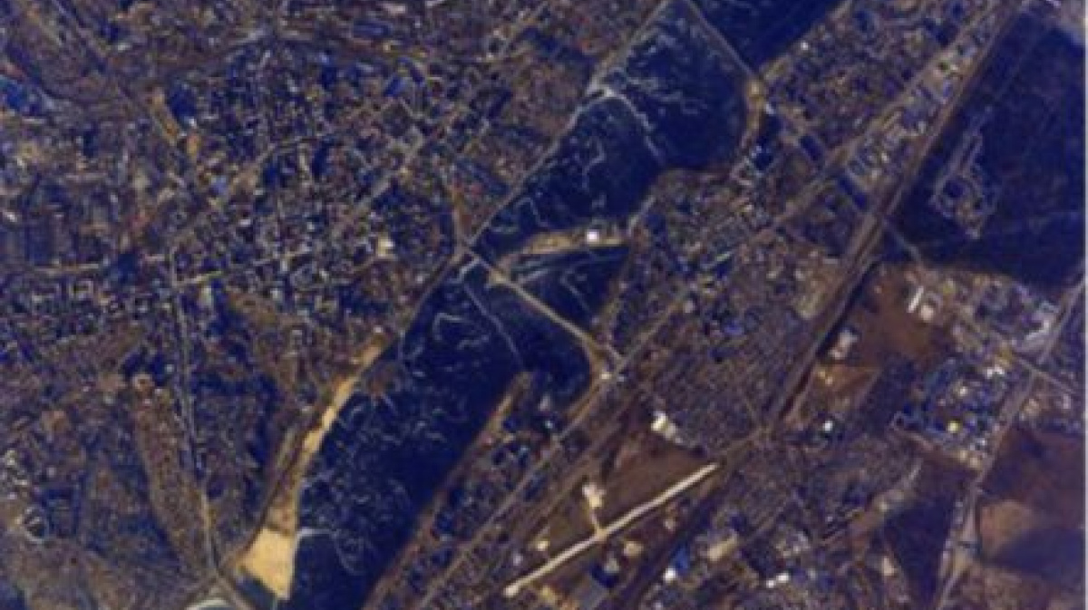 Космонавты сфотографировали Новосибирск с космоса