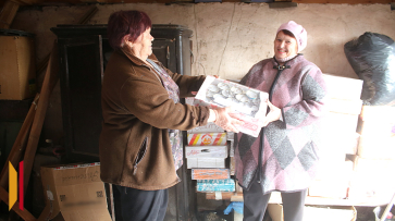 Жительницы панинского поселка Тойда 1-я изготовили 550 окопных свечей