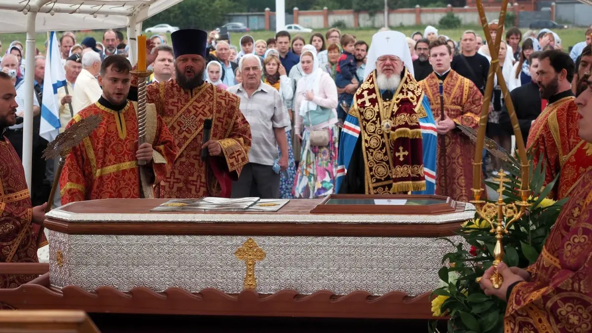 В Воронеж привезли мощи адмирала Федора Ушакова