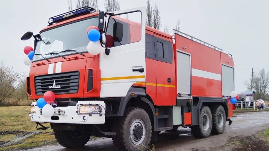 В ПСЧ №74 таловского села Новая Чигла поступил новый автомобиль