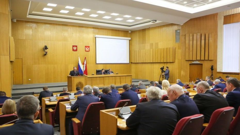Депутаты приняли бюджет Воронежской области на 2019 год