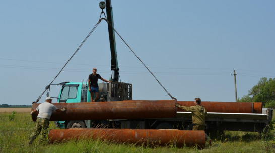 В нижнедевицком селе начали строить новый водопровод