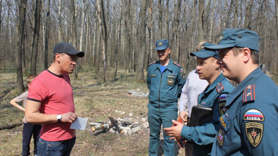 В минувшую субботу в Воронежской области оштрафовали 13 поджигателей сухой травы