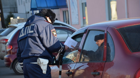 Поворинским водителям раздали антикоррупционные листовки