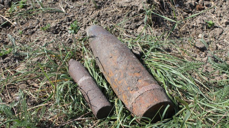 В хохольском селе Кочетовка уничтожили снаряды времен ВОВ