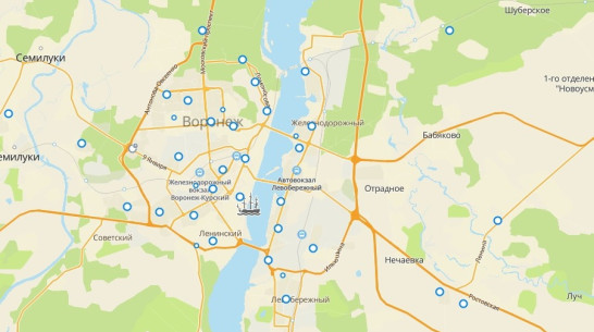 Пункты вакцинации от коронавируса в Воронеже обозначили в геосервисе 2ГИС