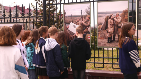 В Нововоронеже открыли фотовыставку в память о 141-й стрелковой дивизии