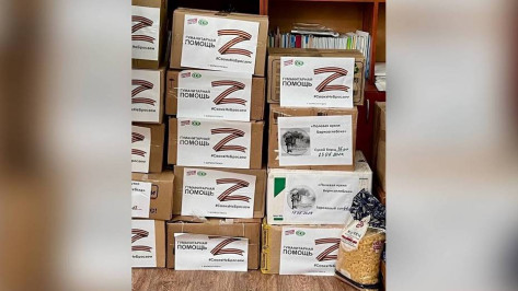 Борисоглебцы собрали более 50 посылок с продуктами для бойцов СВО