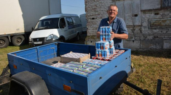 Каширский район получил от Воронежской и Лискинской епархии молочные продукты на миллион рублей