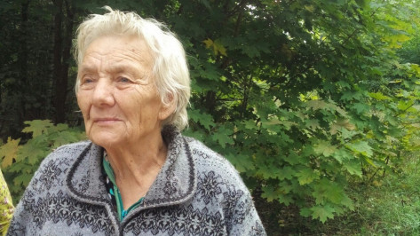 Заблудившаяся 86-летняя старушка провела в лесу под Воронежем 2 дня